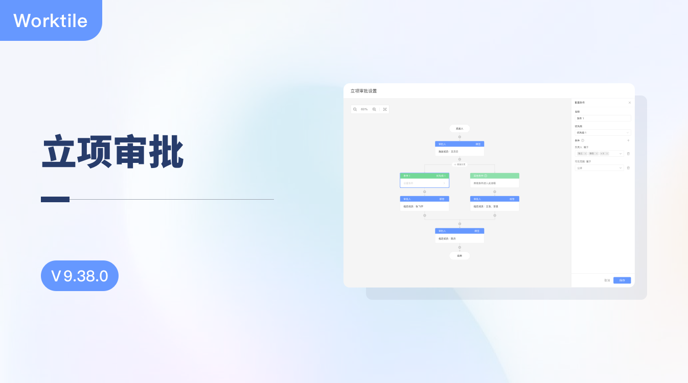 V9.38.0:立项审批 - Worktile Blog